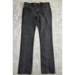 Artful Rebel Men's 34 X 32 Faded Black Jeans Denim Skinny Moto Stretch‎ Gothic